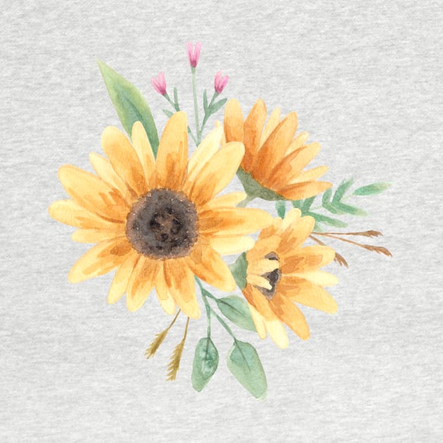 Sunflowers Bouquet by CatsCrew